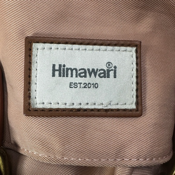 Himawari Yellow and Pink Kids Backpack - Picture 4 of 6